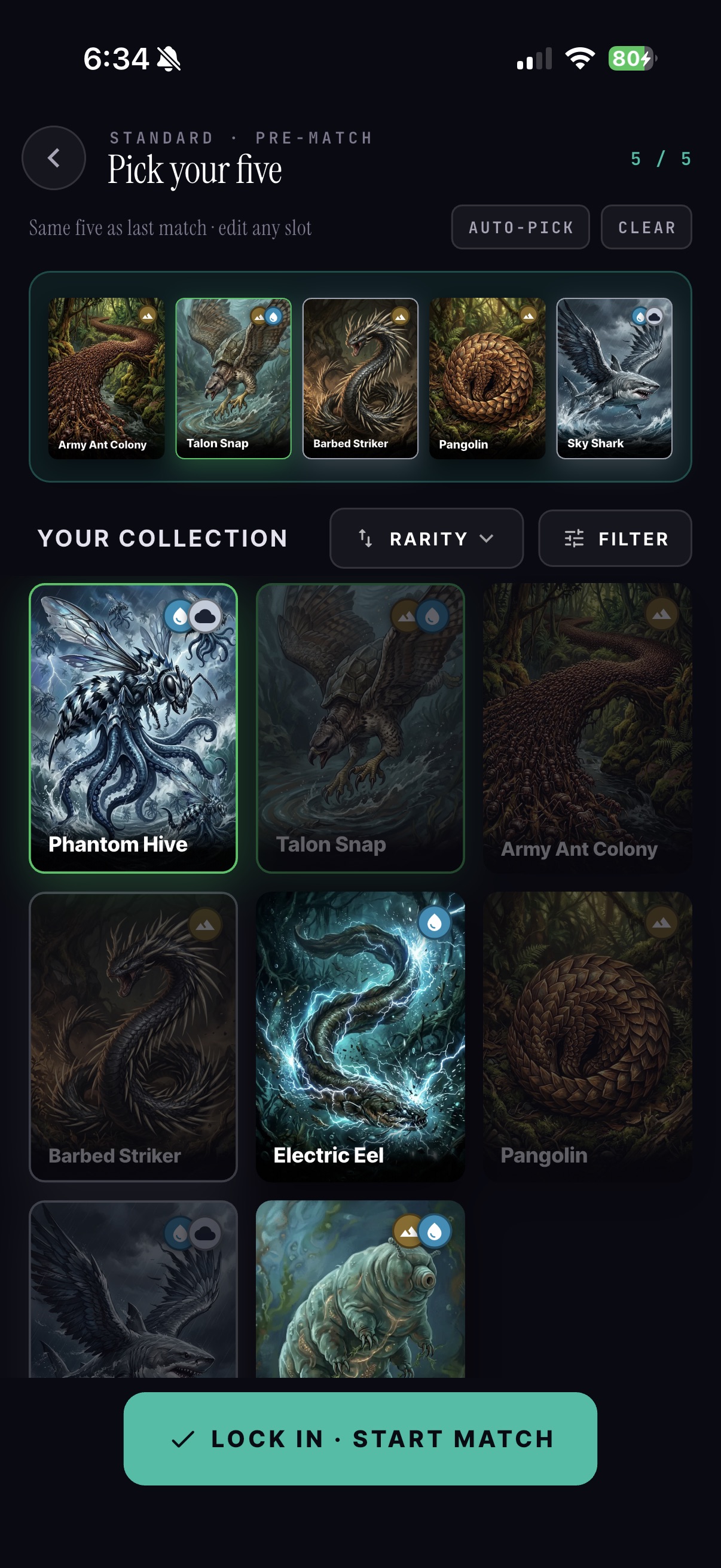 Your Chimera collection