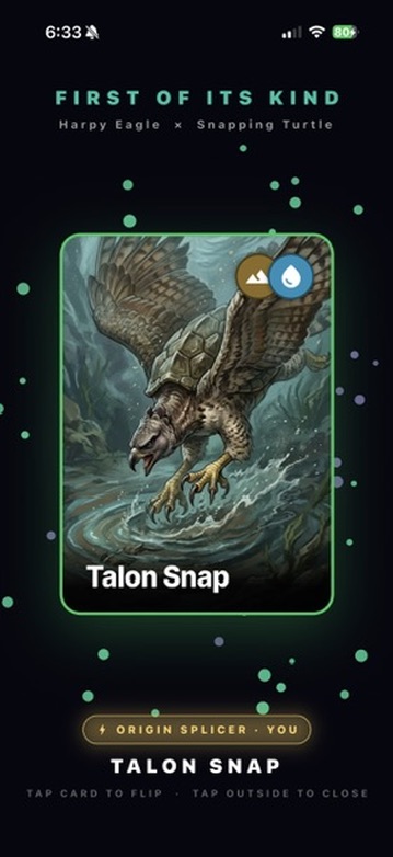 Talon Snap — a newly discovered chimera
